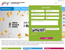 Tablet Screenshot of godrejlocks.in