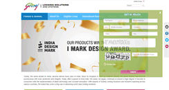 Desktop Screenshot of godrejlocks.com